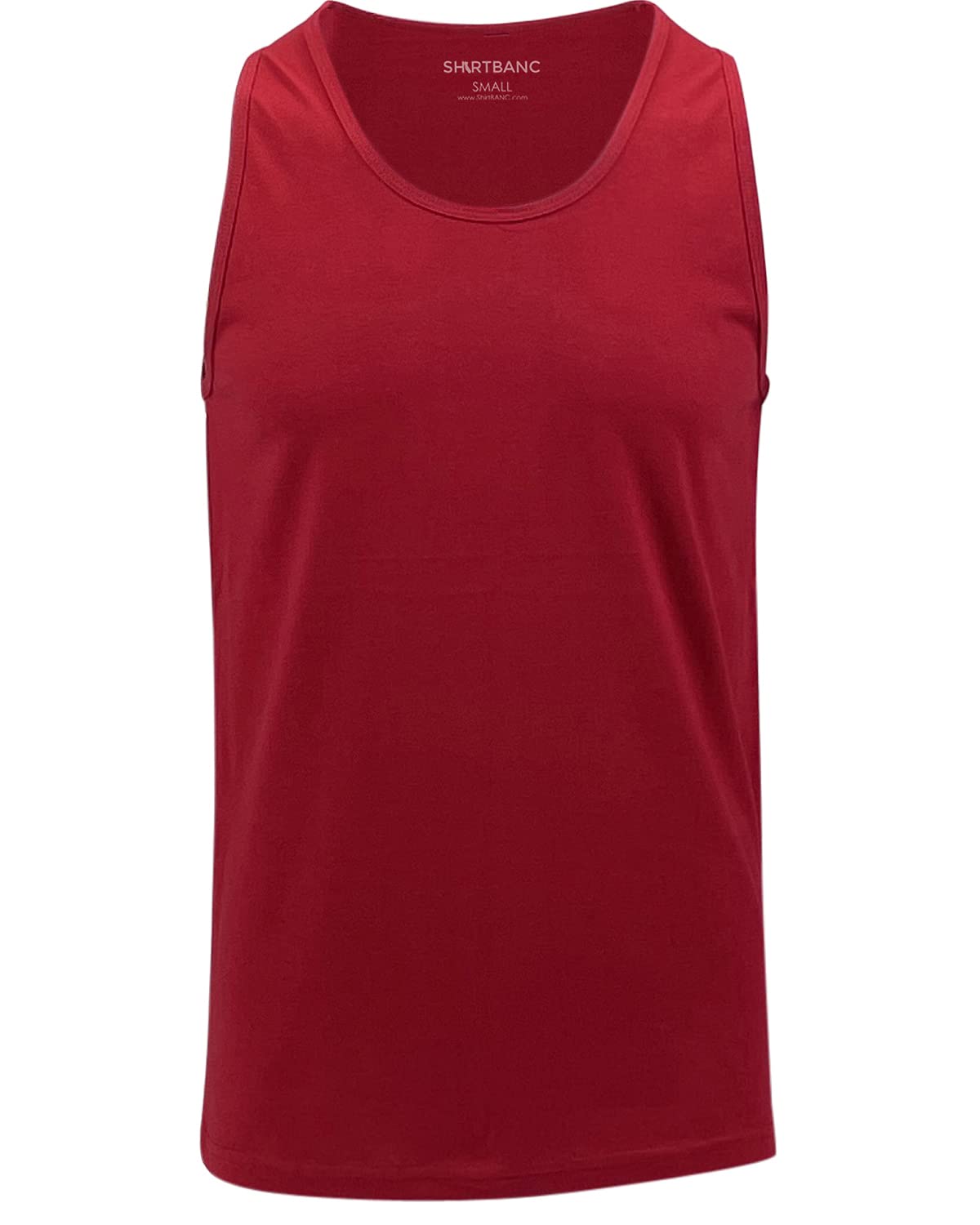 SHIRTBANC Men's Cotton Tank Top - Breathable Workout Shirts for Gym, Running & Beach - Sleeveless Athletic Undershirts for Summer & Casual Wear