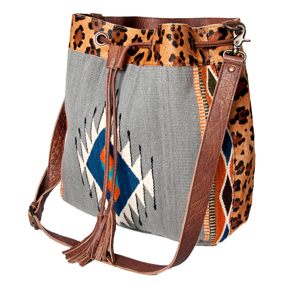 American Darling ADBG574D1 Genuine Leather Western Crossbody Saddle Bag for Women - Stylish Cowgirl Purse for Rodeo, Festival & Everyday Use