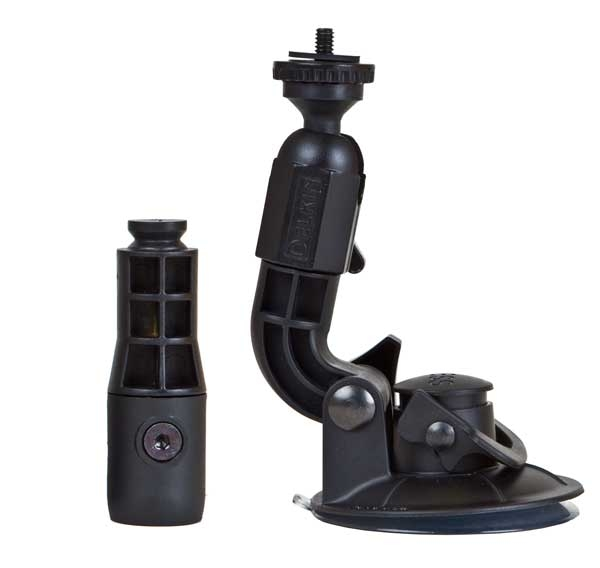 Delkin Fat Gecko Mini Camera Mount - Universal Suction Cup Mount for DSLR, Camcorder, Action Cam - Perfect for Car, Window, Wall & Smooth Surface Mounting