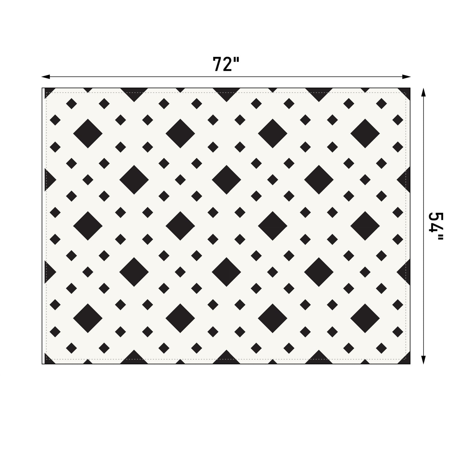 Premium Diamond Ridge Tablecloth - Elegant Diamond Pattern Table Linens for Dining Room, Wedding & Special Occasions