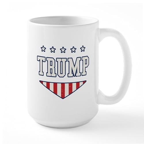White - Donald Trump For President Large Mug