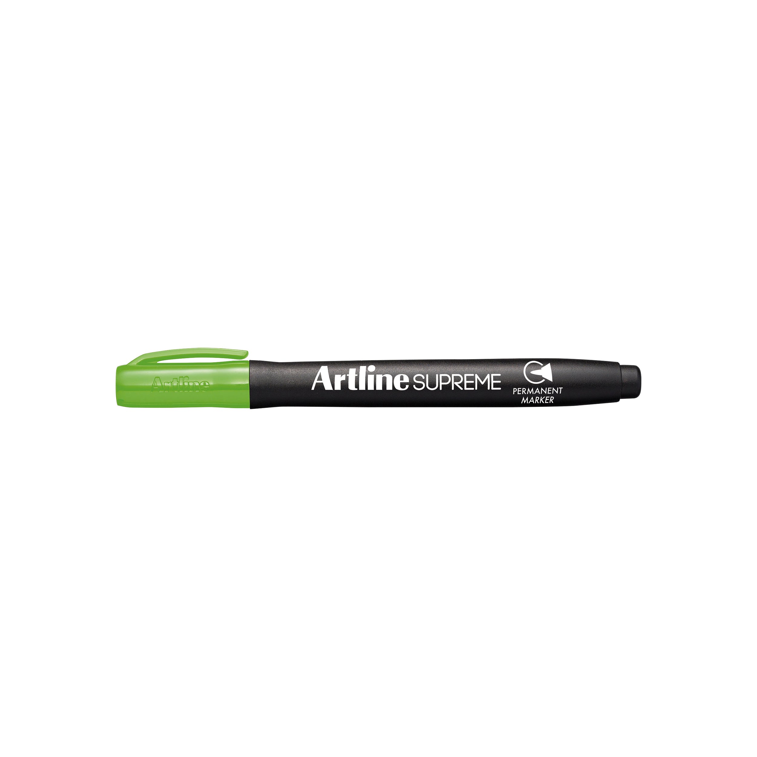 Artline Supreme Permanent Marker Lime Green - Pack of 12 - Bold, Fade-Resistant Ink for Office, School & Craft Projects