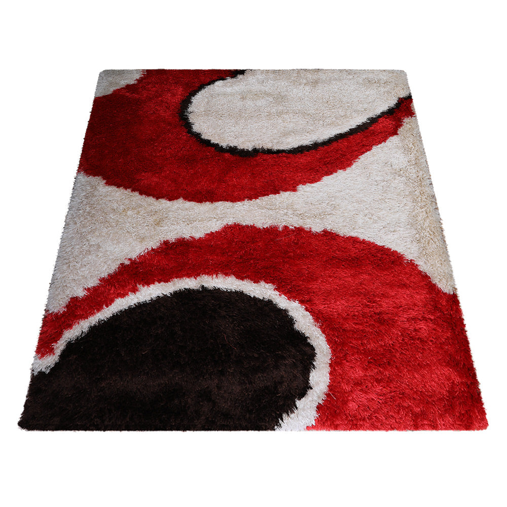Vibrant Prismatic Hand Tufted Area Rug - Soft & Durable Non-Slip Living Room Carpet for Bedroom, Nursery & Home Decor