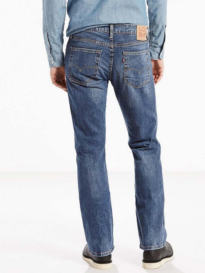 Levi's 527 Slim Boot Cut Stretch Jeans for Men - Comfortable Indigo Wash Denim Pants | Perfect for Casual Wear, Night Out & Everyday Style