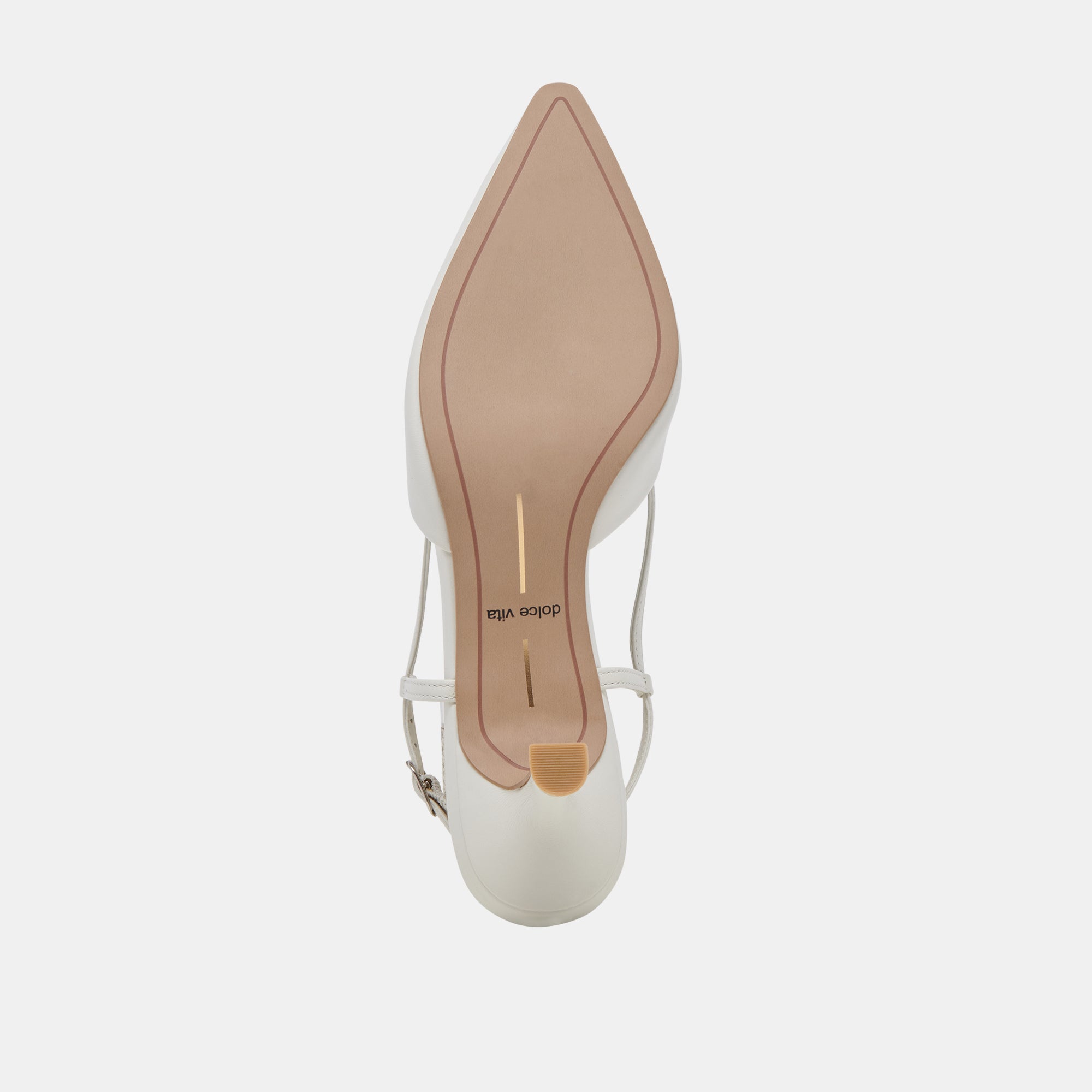 ODELA Women's White Leather High Heels - Elegant Pointed Toe Pumps for Party, Wedding & Office Wear