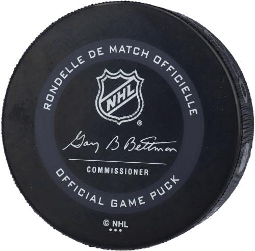 Victor Hedman Tampa Bay Lightning Autographed 2019 Official NHL Game Puck - Signed Hockey Collectible for Fans, Display Case, and Sports Memorabilia Collection