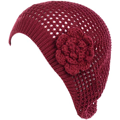 Net With Flower-red Wine