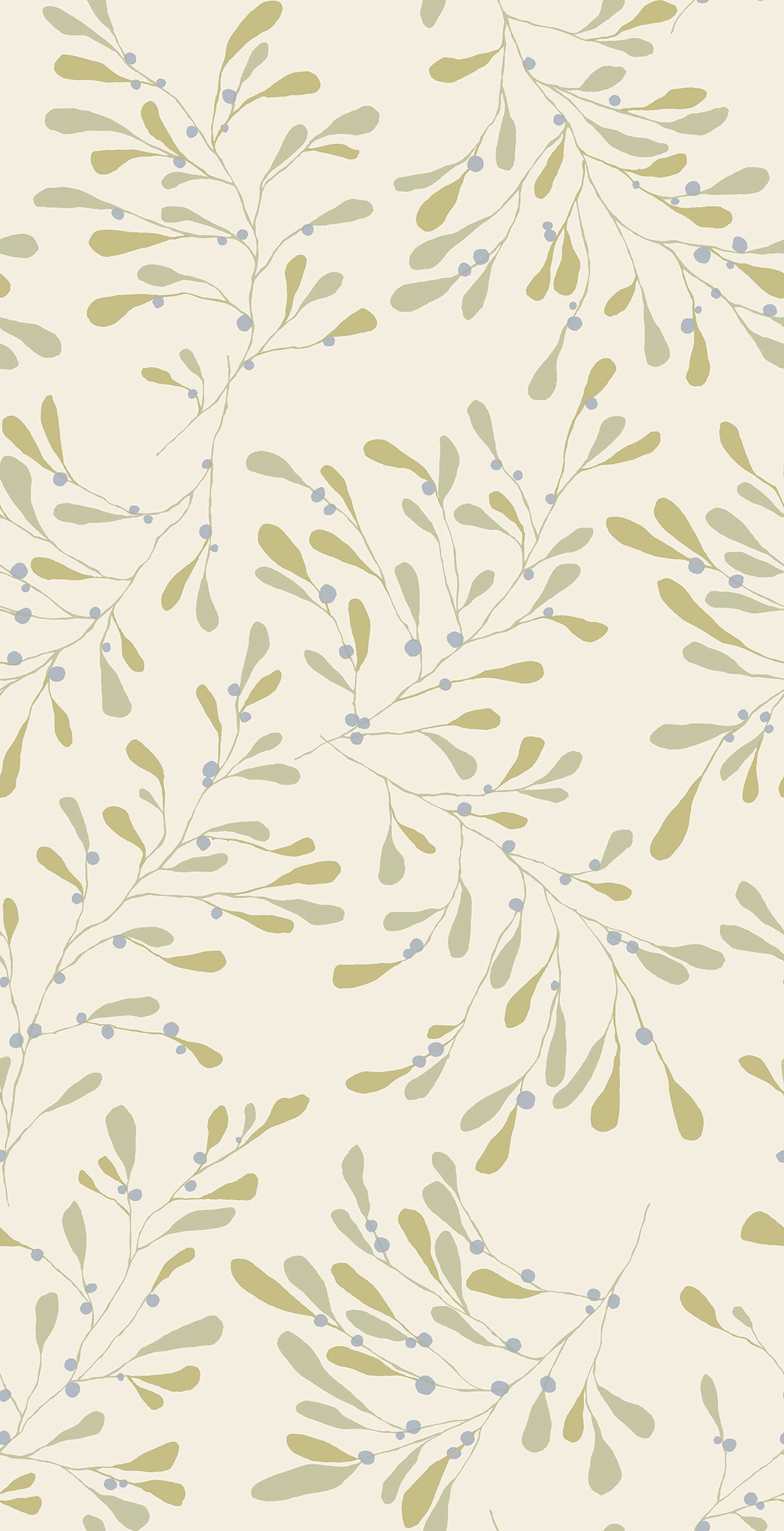 Susan Hable Green Branch Wallpaper - Peel and Stick Removable Wallpaper for Bedroom, Nursery, Living Room Decor - Eco-Friendly Self-Adhesive Wallpaper Roll