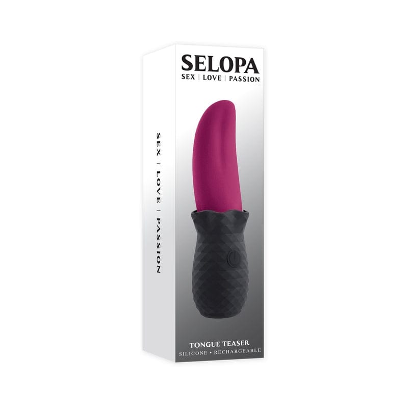 Selopa Rechargeable Tongue Teaser Vibrator - Waterproof & Powerful Stimulation for Couples & Solo Play - Perfect for Sensual Massage & Intimate Pleasure