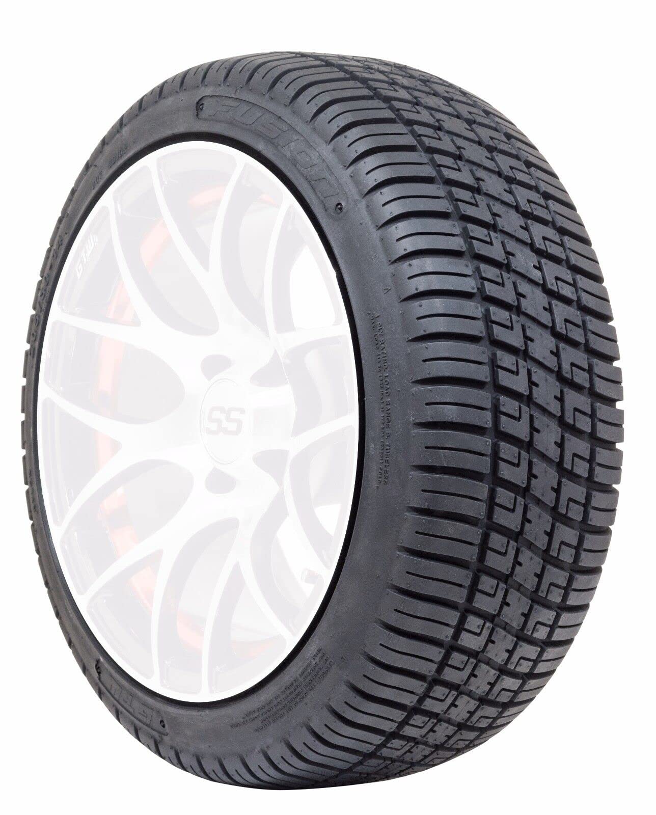 GTW Fusion 19 Inch Golf Cart Street Tires - 205/30-14 Size with Universal Fit for 14 Inch Wheels (Lift Kit Required) - Perfect for Neighborhood Cruising, Campgrounds & Golf Course Use