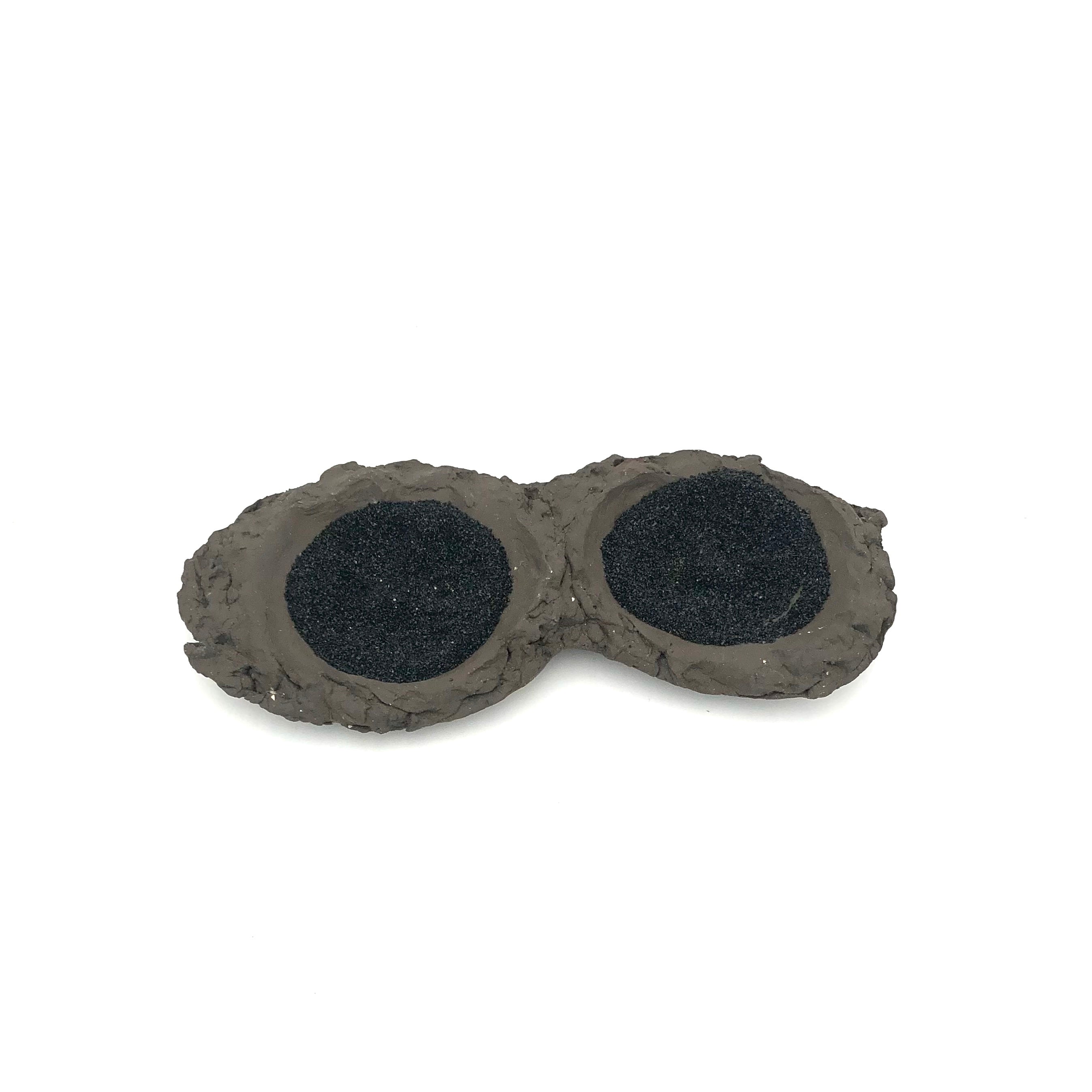 Andy Rogers Ceramics Black Base for 2 Bulb Vases - AR03 - Perfect for Home Decor, Wedding Centerpieces & Floral Arrangements