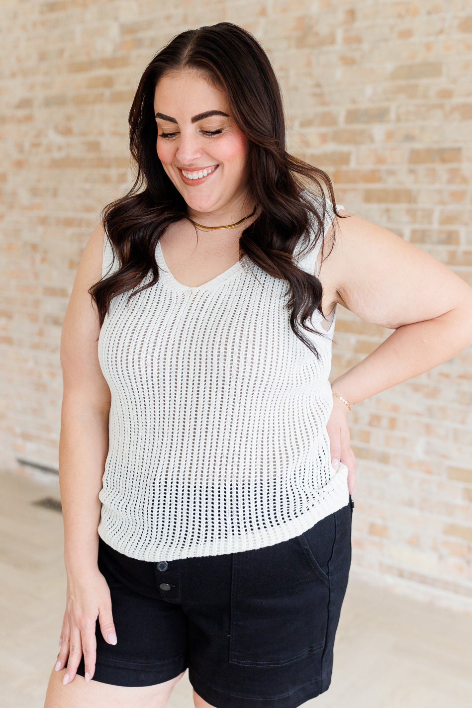 As It Was V Neck Sweater Tank Top for Women - Soft Casual Knit Pullover for Layering & Everyday Wear | Perfect for Office, Date Night & Fall Outfits