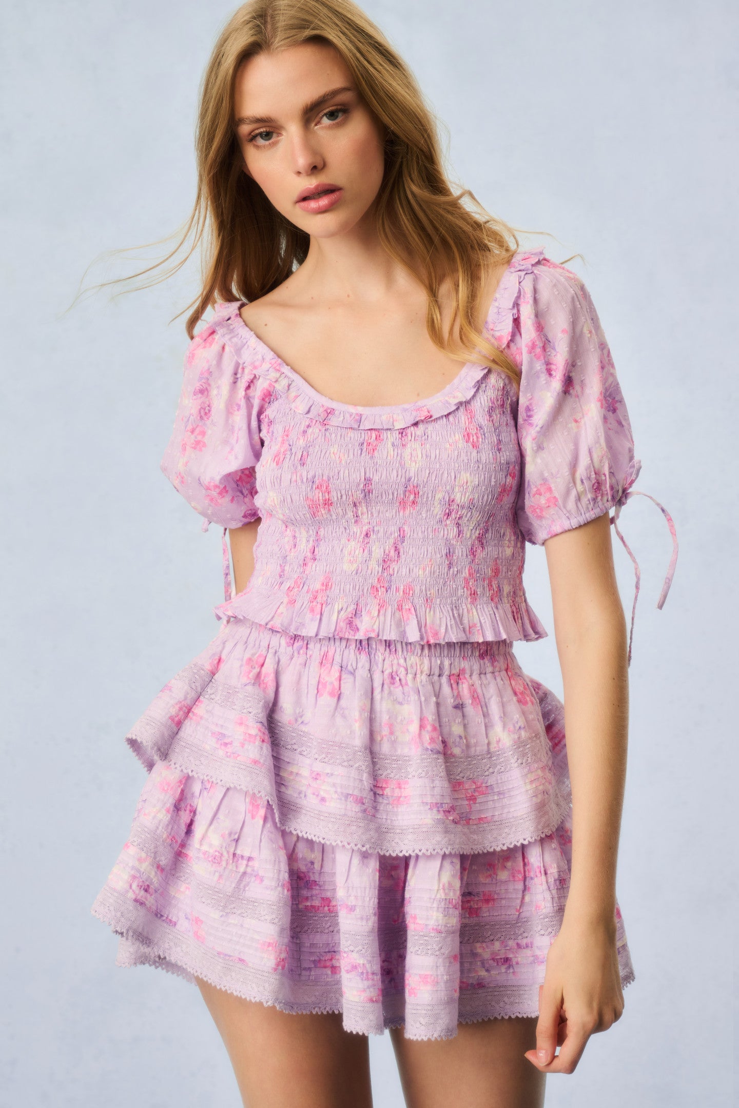 Molly Floral Print Blouse for Women - Stylish & Comfortable Summer Tops - Perfect for Casual Outings, Dates & Office Wear