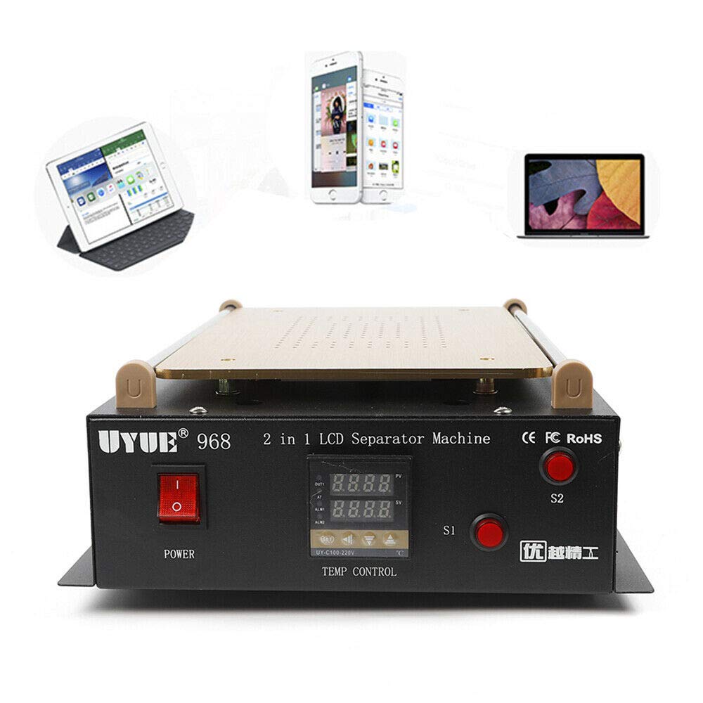 Eapmic 14-inch 600W Digital LCD Separator Machine with Built-in Vacuum Pump - Professional Smartphone & Tablet Screen Repair Tool for iPhone, Samsung, iPad - Perfect for Phone Repair Shops & DIY Technicians