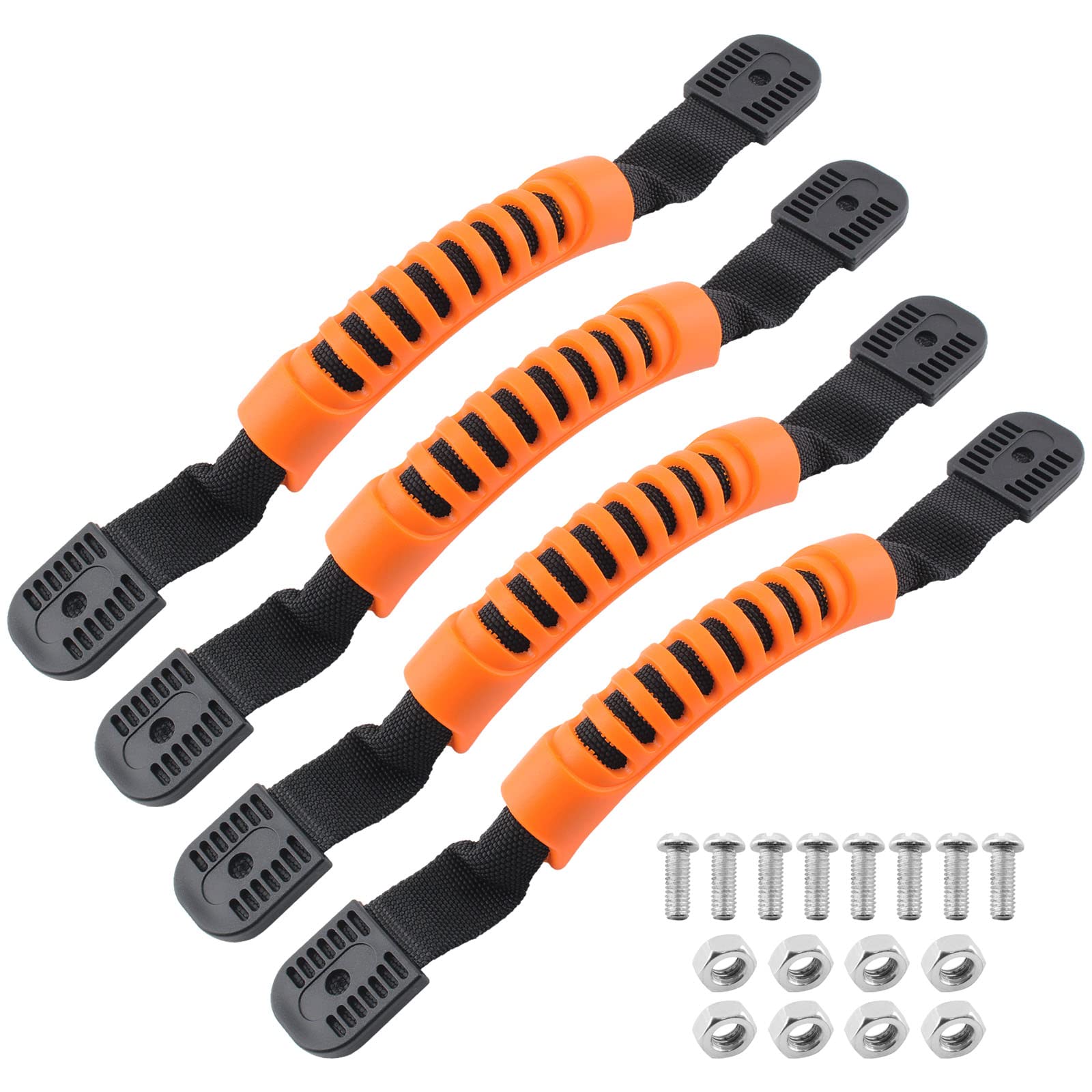 Durable Kayak Carry Handles - Side Mount Replacement Handles with Plastic Buckle for Kayak, Canoe & Tandem Kayaks | Easy Transport & Comfortable Grip for Paddling Adventures