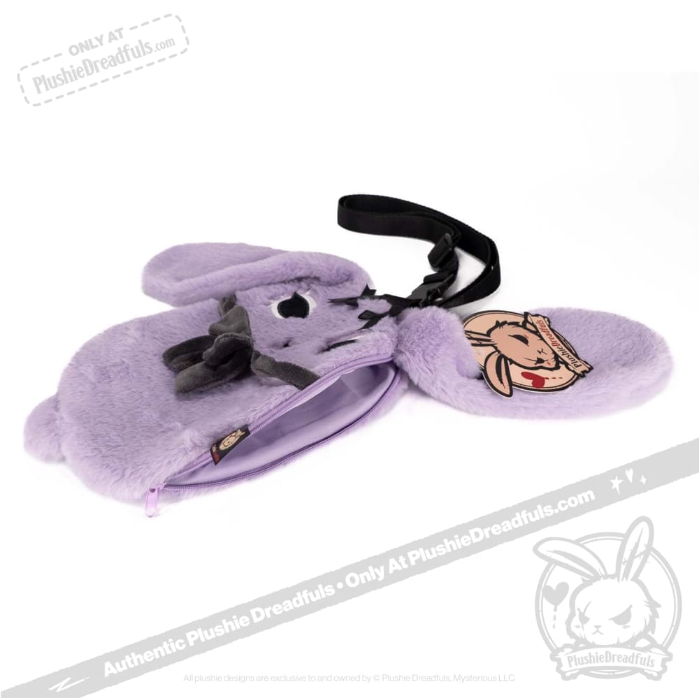 Goth Rabbit Crossbody Bag - Plushie Dreadfuls Cute Gothic Purse for Women | Perfect for Halloween, Cosplay & Alternative Fashion