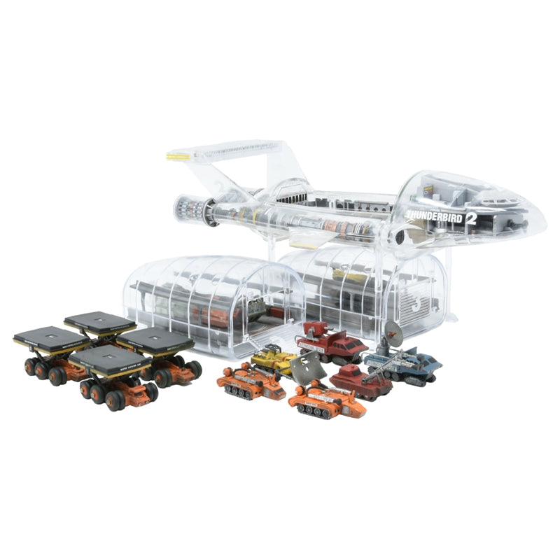 AIP 10010 1/350 Scale Transparent Thunderbird 2 Model Kit - Perfect for Collectors, Display & Sci-Fi Enthusiasts