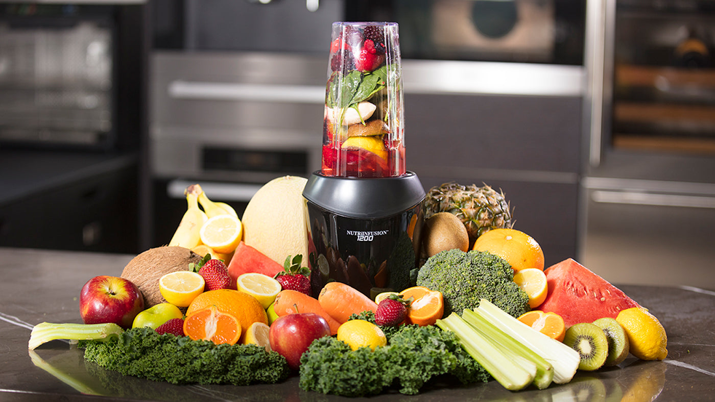 Nutri Infusion 1200W Professional Blender - High Speed Smoothie Maker for Juicing, Shakes & Food Prep - Perfect for Home Kitchen, Gym Recovery & Healthy Lifestyle