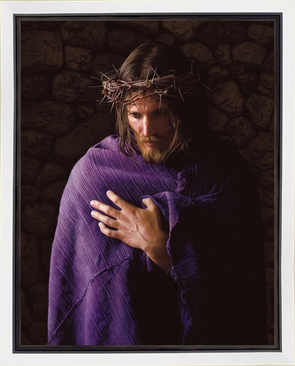 Behold the Man Gallery Wrap Canvas Art - Religious Wall Decor for Home, Church & Office - Perfect for Christian Gifts & Inspirational Spaces