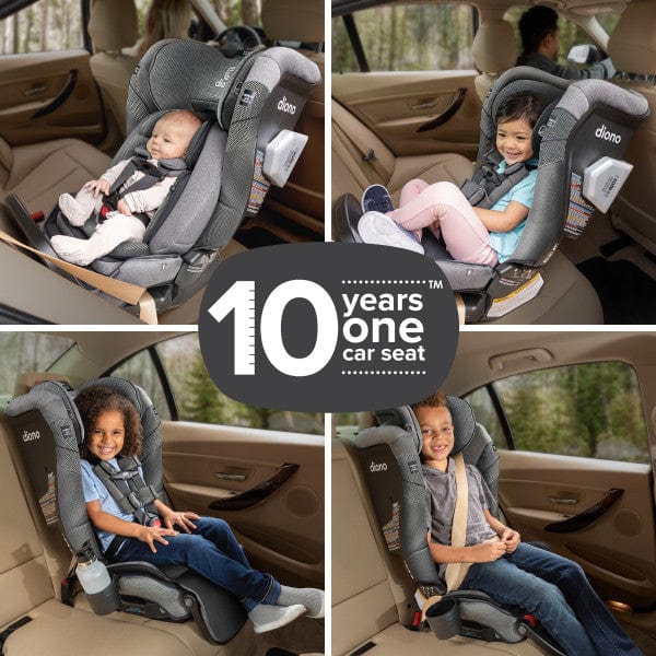 Diono Radian 3QXT+ All-in-One Convertible Car Seat for Infants to Toddlers - Safe & Comfortable 3-in-1 Design for Rear-Facing, Forward-Facing & Booster Mode - Perfect for Travel, Daily Commute & Family Road Trips