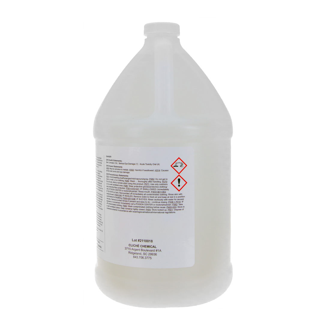 Cliche Chemicals Rust Remover - 1 Gallon | Fast-Acting Metal Cleaner & Corrosion Treatment | Ideal for Automotive, Industrial & Home Use