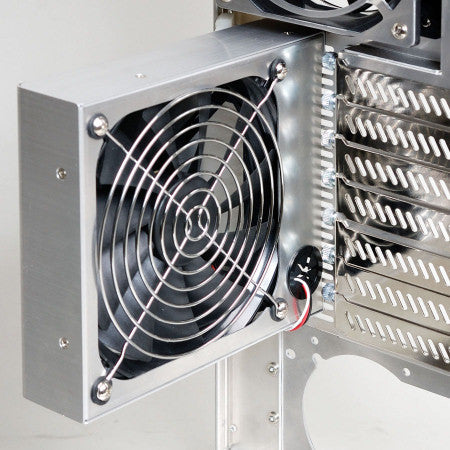 Lian Li 140mm PCI Cooling Fan Kit - Silver/All Black (BS 06X) for PC Case Cooling & GPU Temperature Control