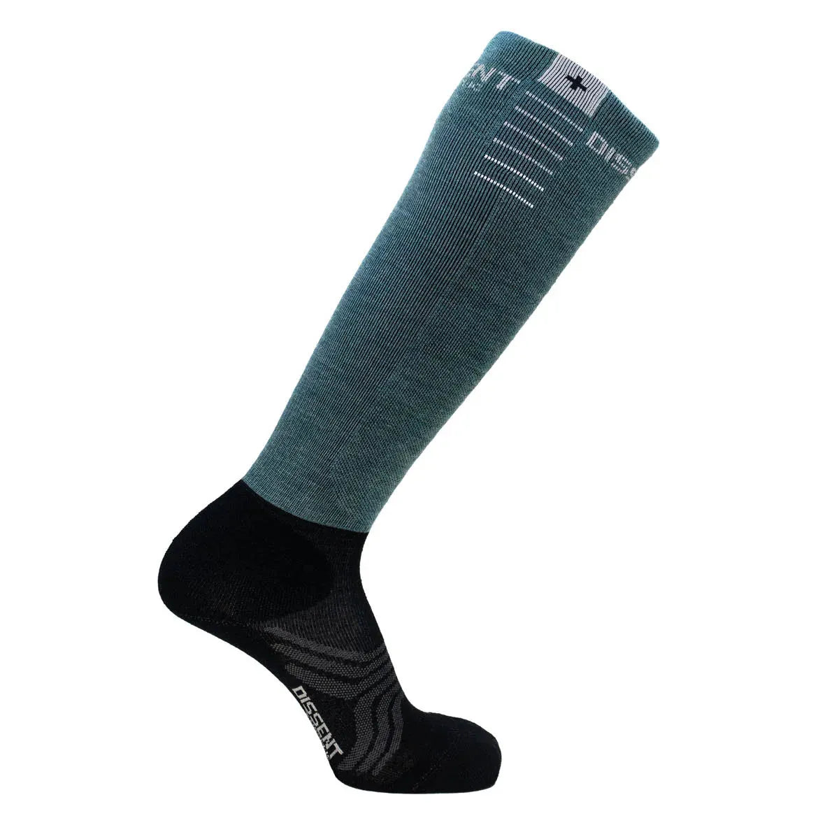 Dissent IQ Comfort Targeted Cushion Ski Socks for Men & Women - Thermal Winter Snowboarding Hiking Socks with Arch Support & Breathable Fabric for Cold Weather Outdoor Activities