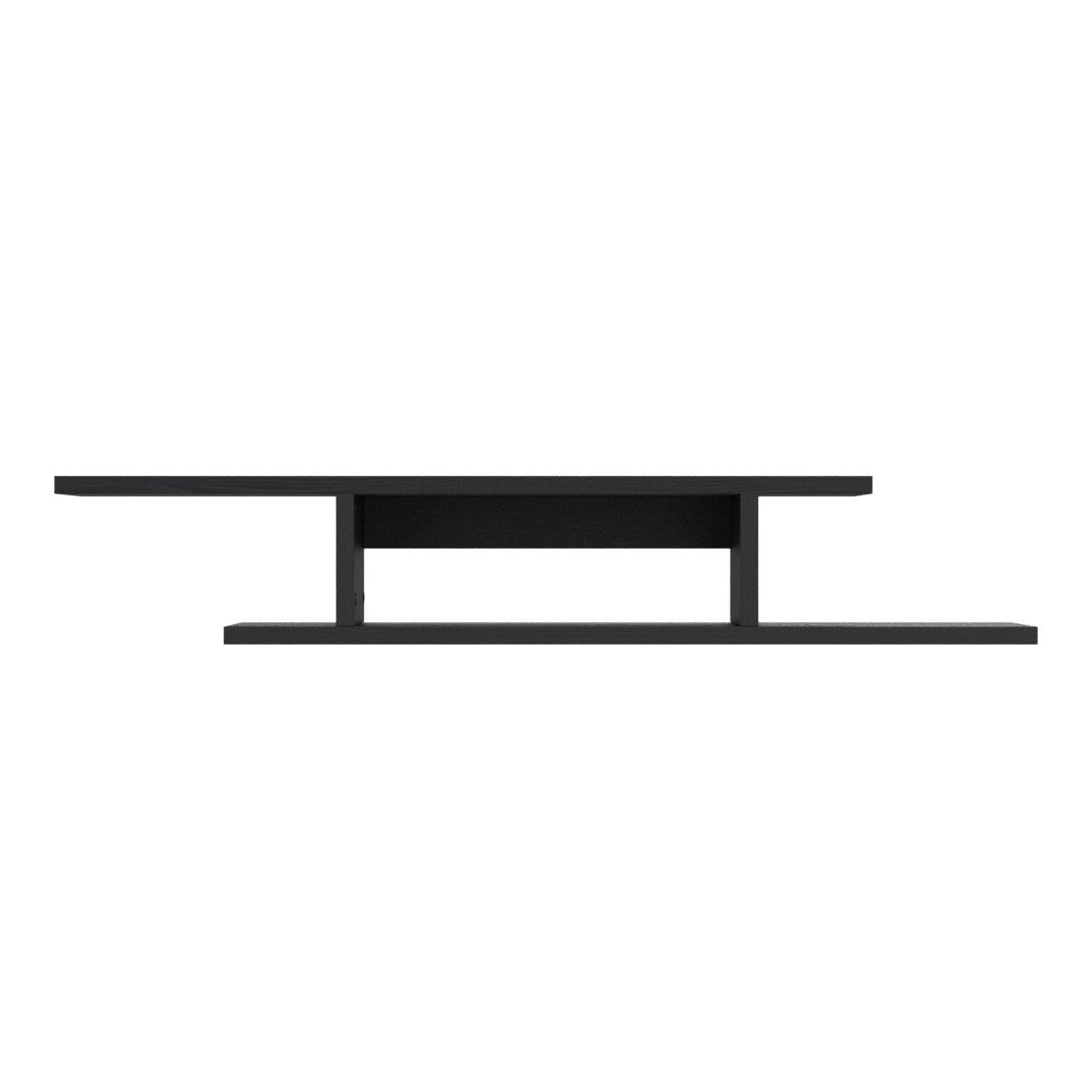 Floating TV Stand Wall Mounted - Modern Entertainment Center with Open Shelves for Living Room, Bedroom & Home Theater Setup