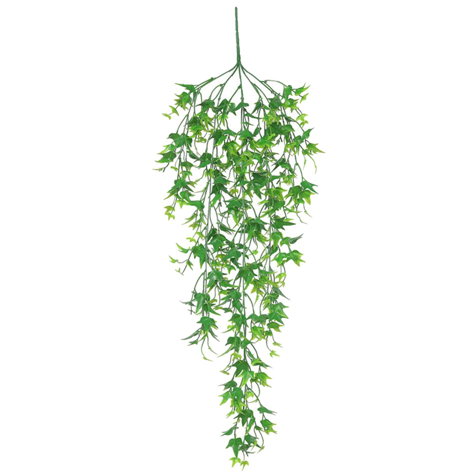 Artificial Silk Vine Plant - 1Pc Fake Rattan Wicker Willow Hanging Decor for Wedding, Home & Garden - Green (Home Decor, Wall Hanging, Indoor/Outdoor Use)