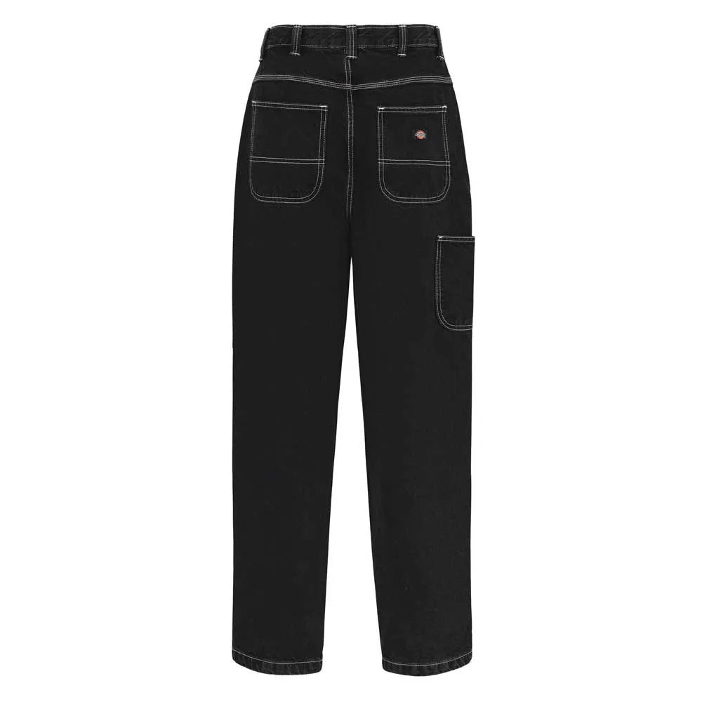 Dickies Madison Baggy Fit Jeans for Men - Relaxed Comfort, Black Wash Denim Pants | Casual Wear, Street Style & Everyday Outfits
