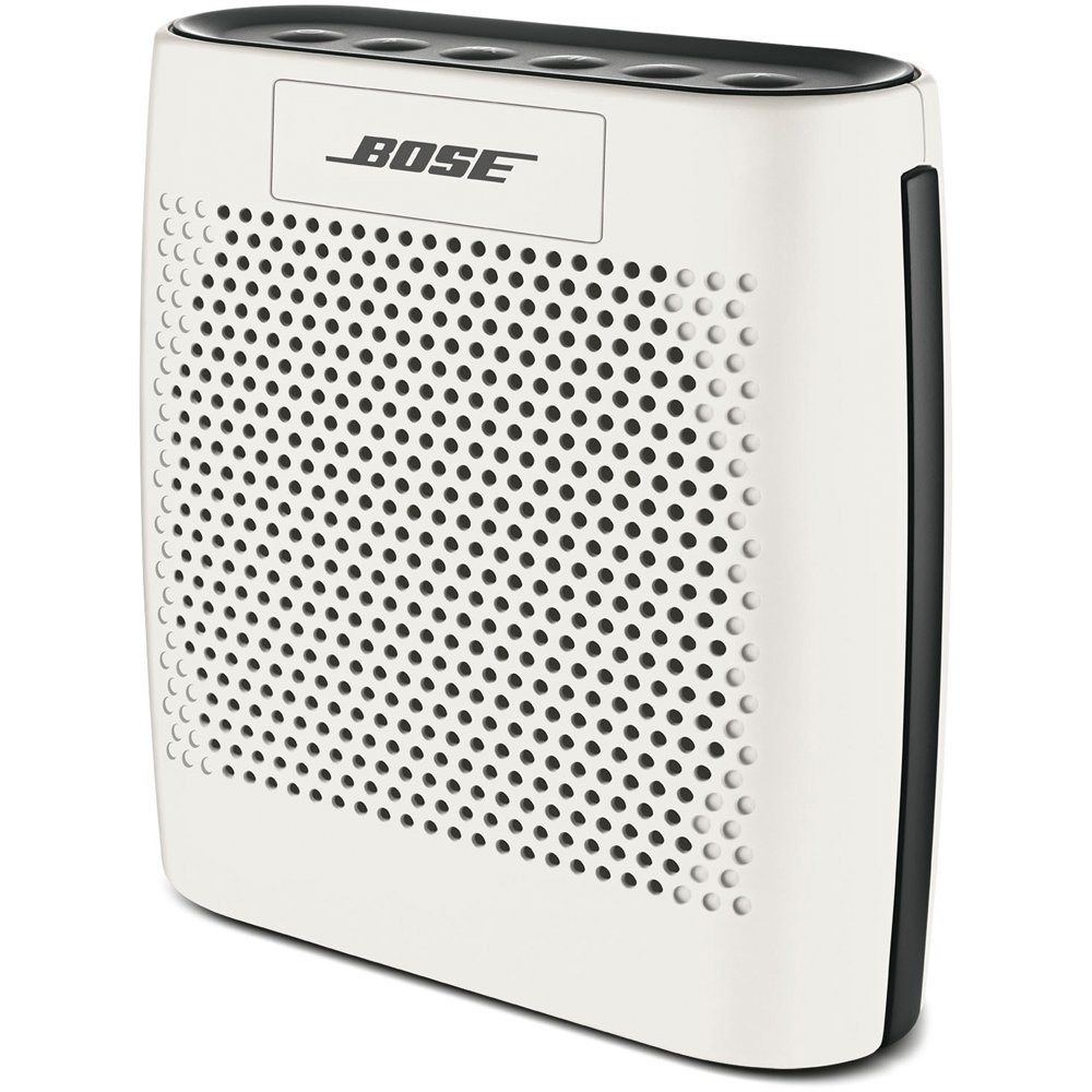 Bose SoundLink Color Bluetooth Speaker - Portable Wireless Speaker with Rich Bass, 8-Hour Battery, Water Resistant - Perfect for Travel, Beach, Pool & Outdoor Adventures (White)