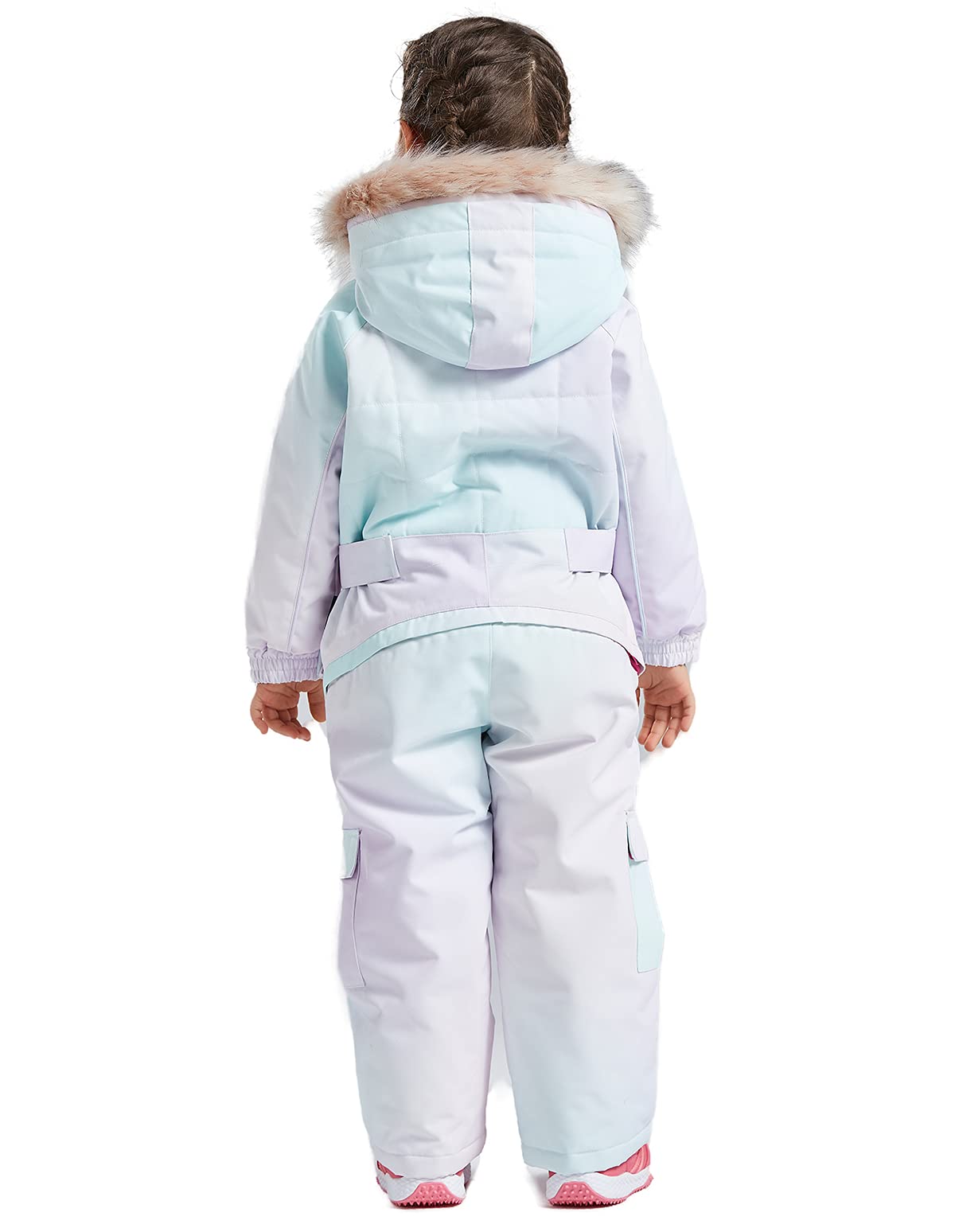 **Waterproof Kids Snowsuit - Boys & Girls Winter One Piece Ski Suit with Colorful Design - Perfect for Snow Play, Skiing & Outdoor Winter Activities**
