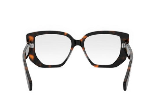 Celine TRIOMPHE CL50146I 052 Shiny Dark Havana Butterfly Women's Eyeglasses - Fashionable Designer Glasses for Women, UV Protection, Lightweight Frame - Perfect for Work, Reading & Everyday Wear