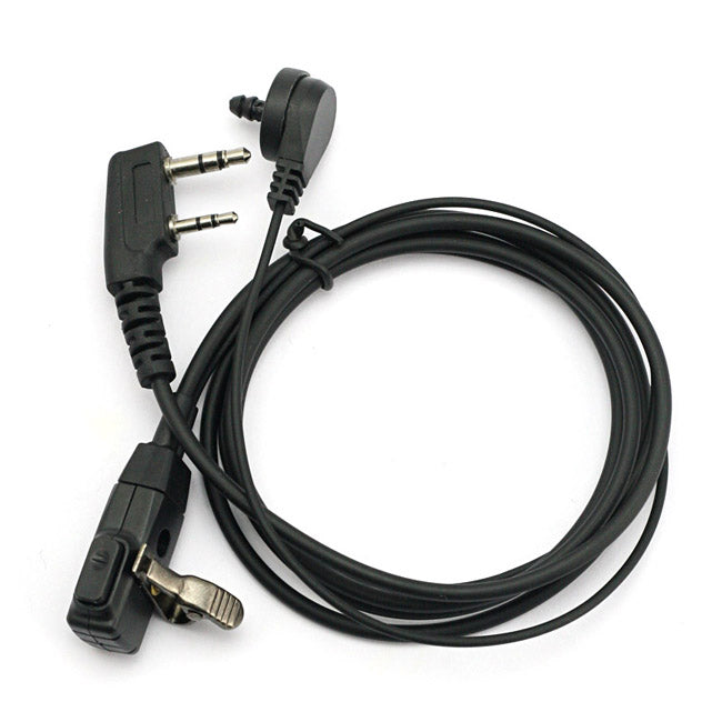 FBI Style Earpiece Headset [10 Pack] for Radioddity Baofeng TYT | K Plug - Covert Surveillance, Security, and Two-Way Radio Communication for Professionals
