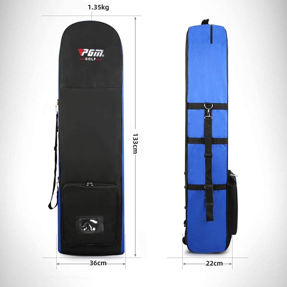 **Lightweight Waterproof Nylon Golf Travel Bag with Wheels – Foldable Golf Club Cover for Men & Women – Perfect for Air Travel & Golf Course Protection**
