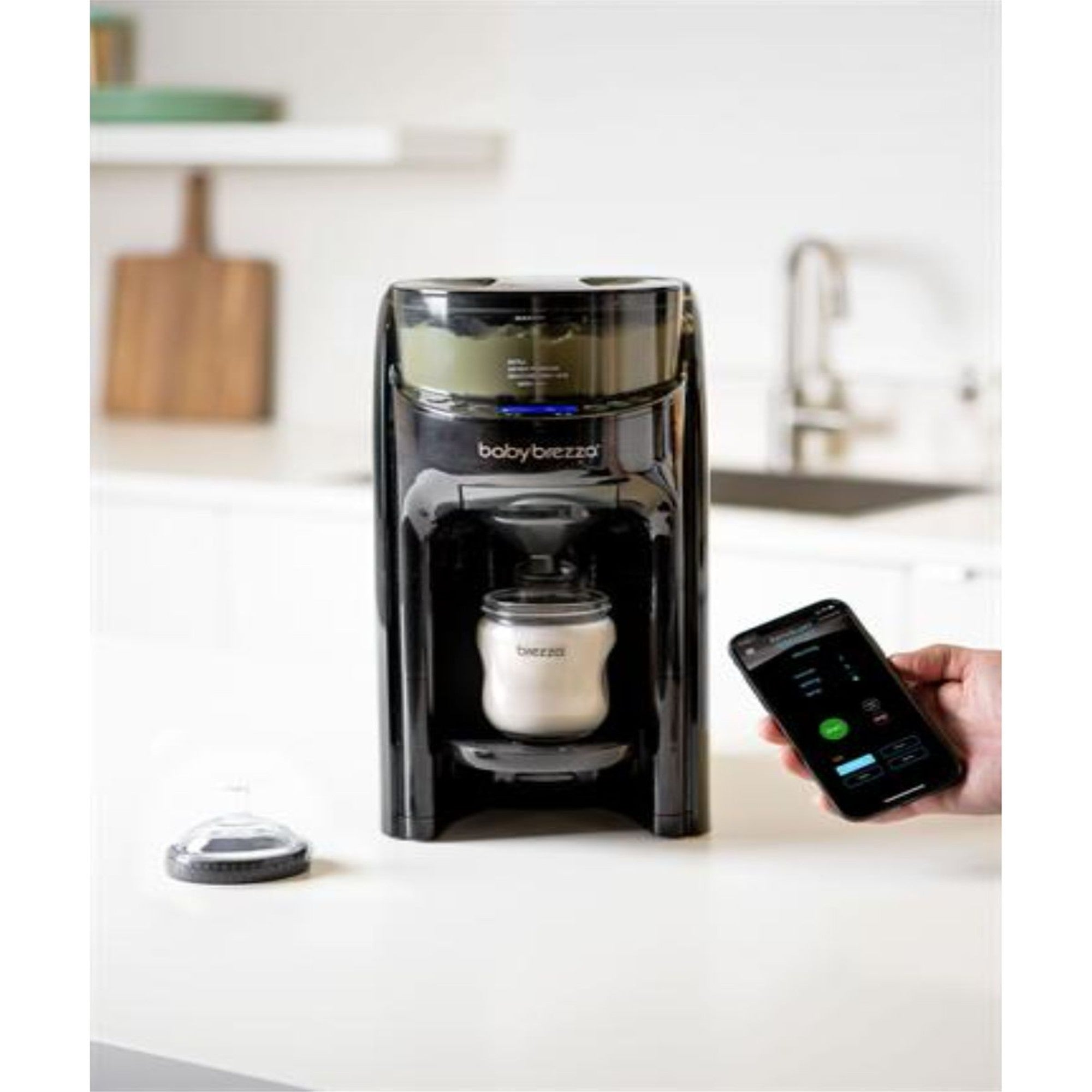 Baby Brezza Formula Pro Advanced Wi-Fi Baby Formula Maker - Automatic Powder Mixing & Bottle Warming for Newborns & Infants - Perfect for Busy Parents & Nighttime Feedings