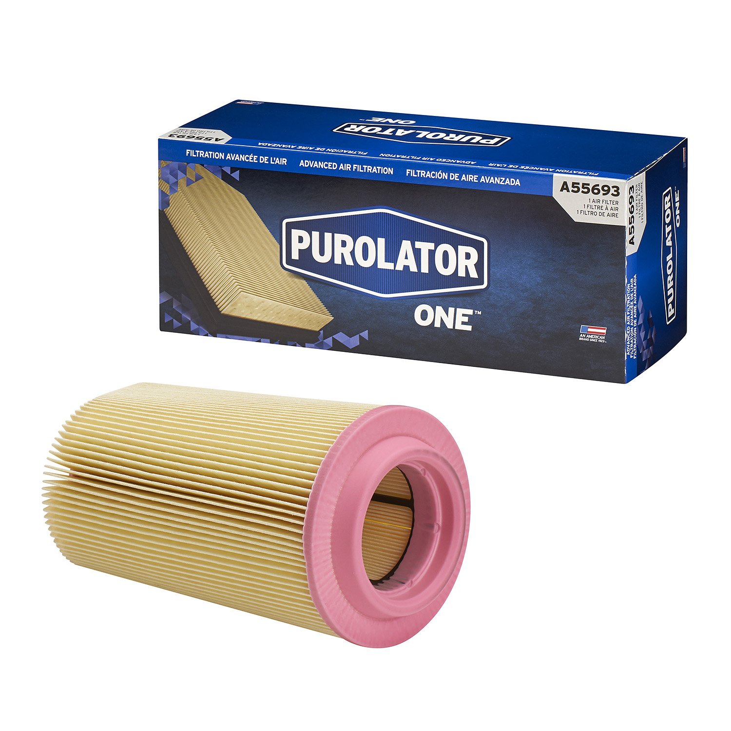 PurolatorONE Advanced Engine Air Filter A55693 - Compatible with Select Mercedes-Benz Models - High-Performance Air Filtration for Improved Engine Efficiency & Longevity - Perfect for City Driving & Highway Commutes