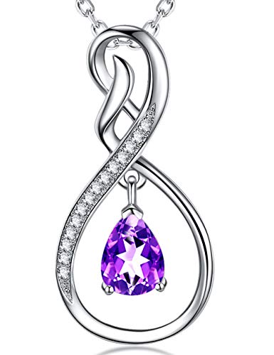 P February - Amethyst Necklace
