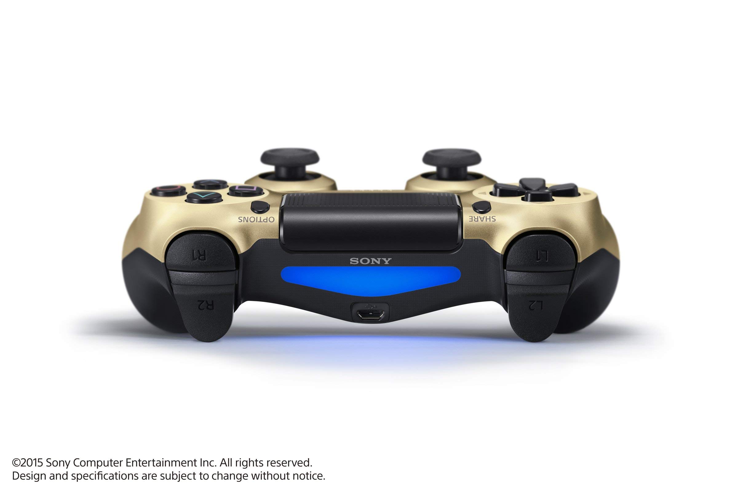 Wireless DualShock 4 Controller for PS4 - Gold Edition (Renewed) | Compatible with PlayStation 4 & PC Gaming | Perfect for Action, Racing & Sports Games