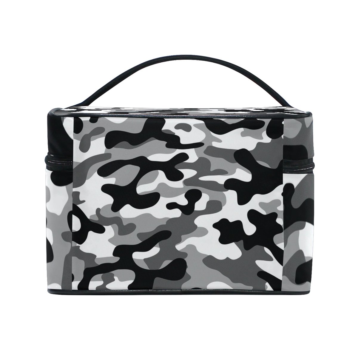 Military Camouflage Cosmetic Bag for Women - Waterproof Travel Makeup Train Case with Multiple Compartments | Perfect for Travel, Gym, Camping & Daily Organization (Cooper Girl)
