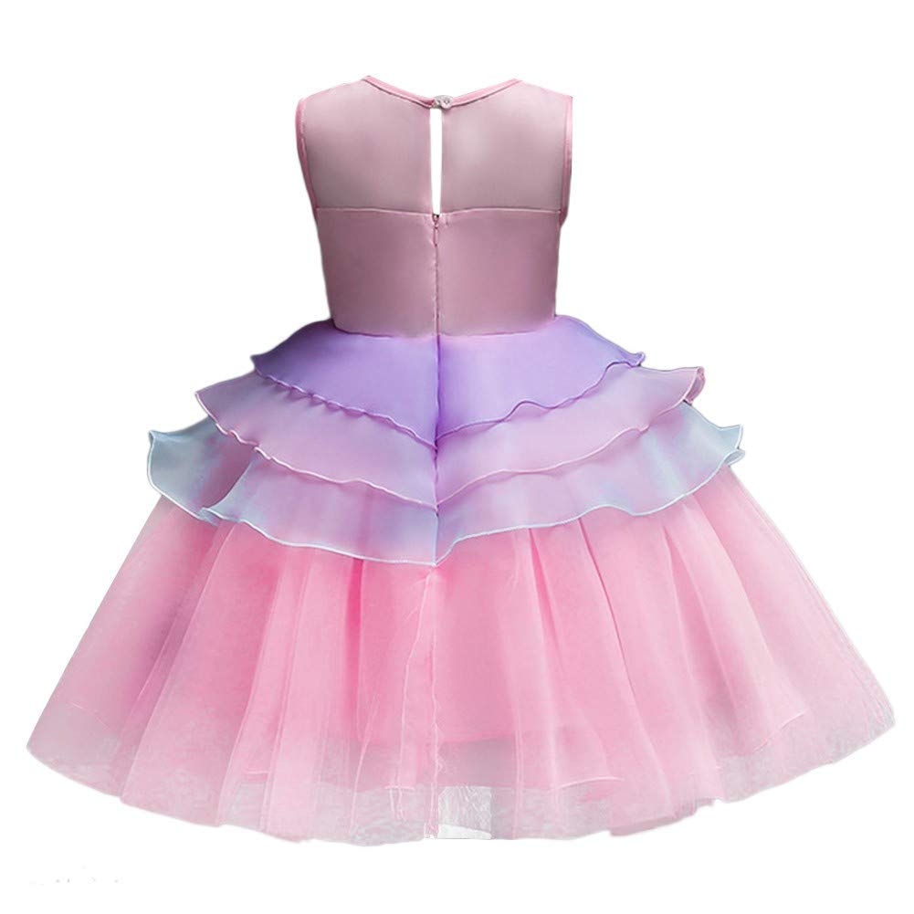 Unicorn Princess Costume for Girls - Sparkly Tulle Dress with Headband for Birthday, Pageant, Christmas & Halloween Parties | Perfect for Dress-Up & Special Occasions