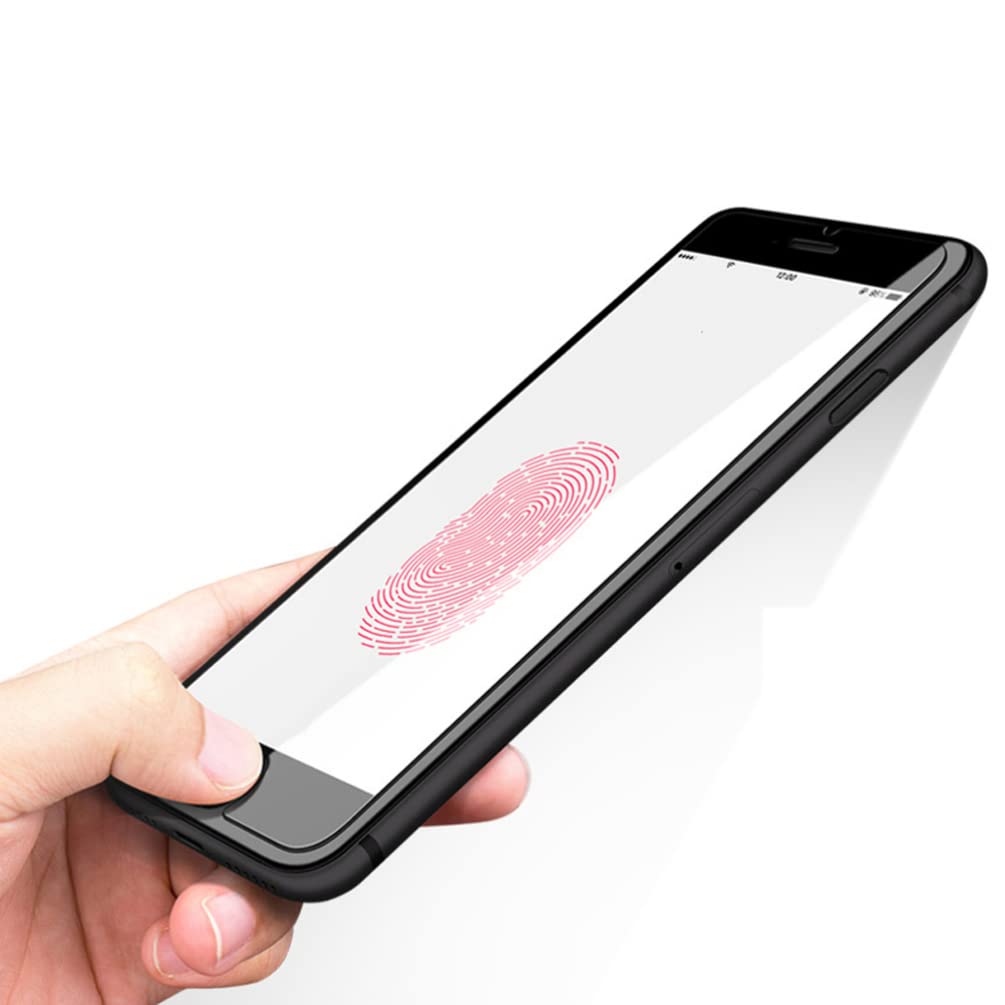 Mikikit Universal Phone Home Button Stickers - White with Rose Metal Finish | Compatible with Most Smartphones for Fingerprint Recognition | Perfect for Screen Protection & Stylish Phone Customization