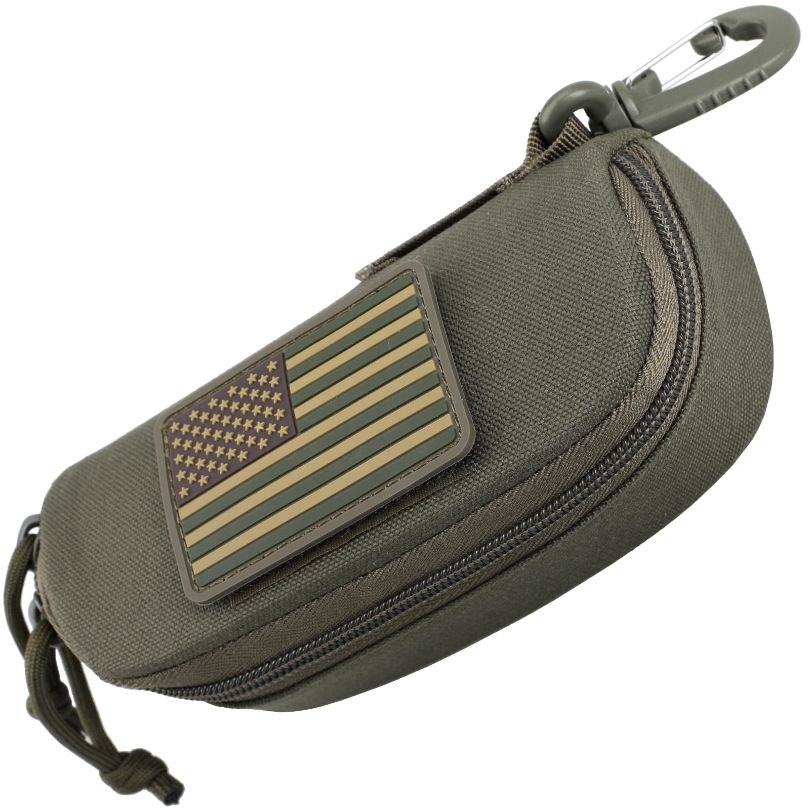 WYNEX Tactical Molle Glasses Pouch - Shockproof Eyeglass Case for Sunglasses & Prescription Glasses | Military-Grade Protective Hard Case for Outdoor, Hiking, Camping & Tactical Use