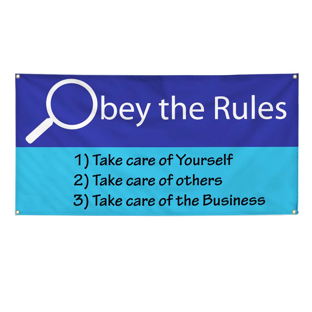 Custom Vinyl Banner - Weatherproof & Durable 48x96 Inches with 8 Grommets for Business, Industrial & Outdoor Use | Perfect for Yard Signs, Construction Sites & Safety Warnings