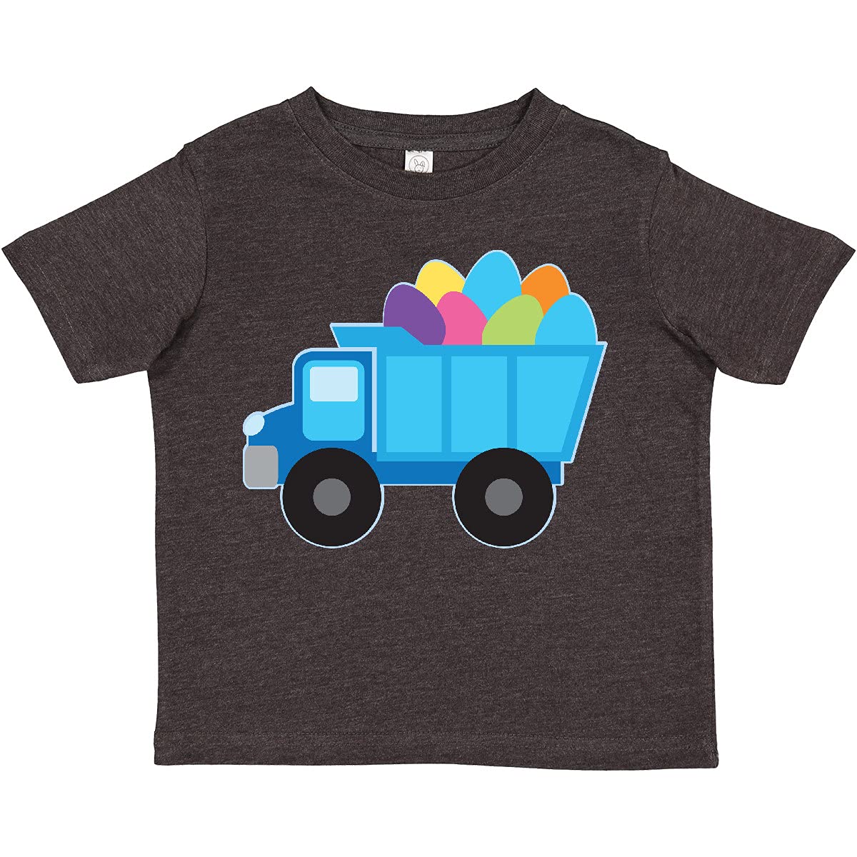 Inktastic Easter Egg Truck Boys Toddler T-Shirt - Cute Easter Outfit for Toddler Boys, Holiday Graphic Tee - Perfect for Easter Celebrations, Family Photos & Spring Events