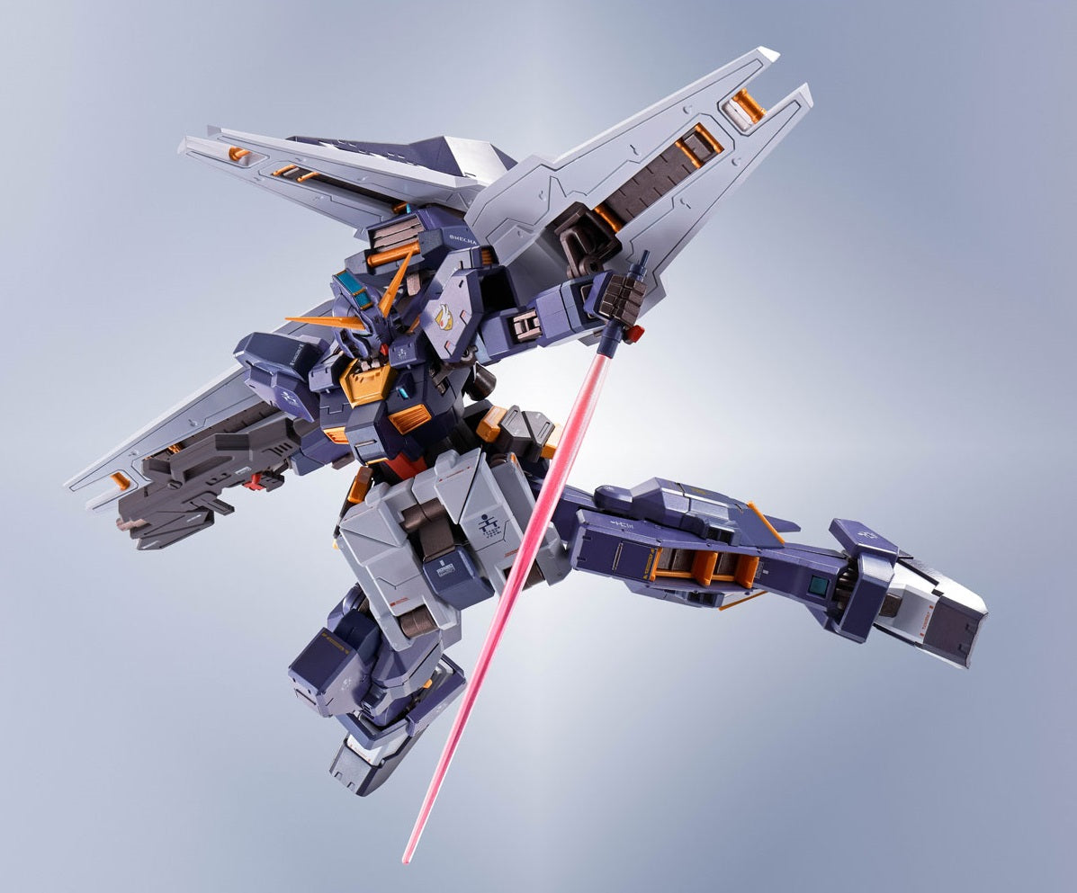 Bandai Metal Robot Spirits Gundam Advance of Zeta TR-1 Hazel Custom Combat Deployment Colors Action Figure with Option Parts Set - Collectible Anime Model Kit for Display & Gundam Battle Scenes