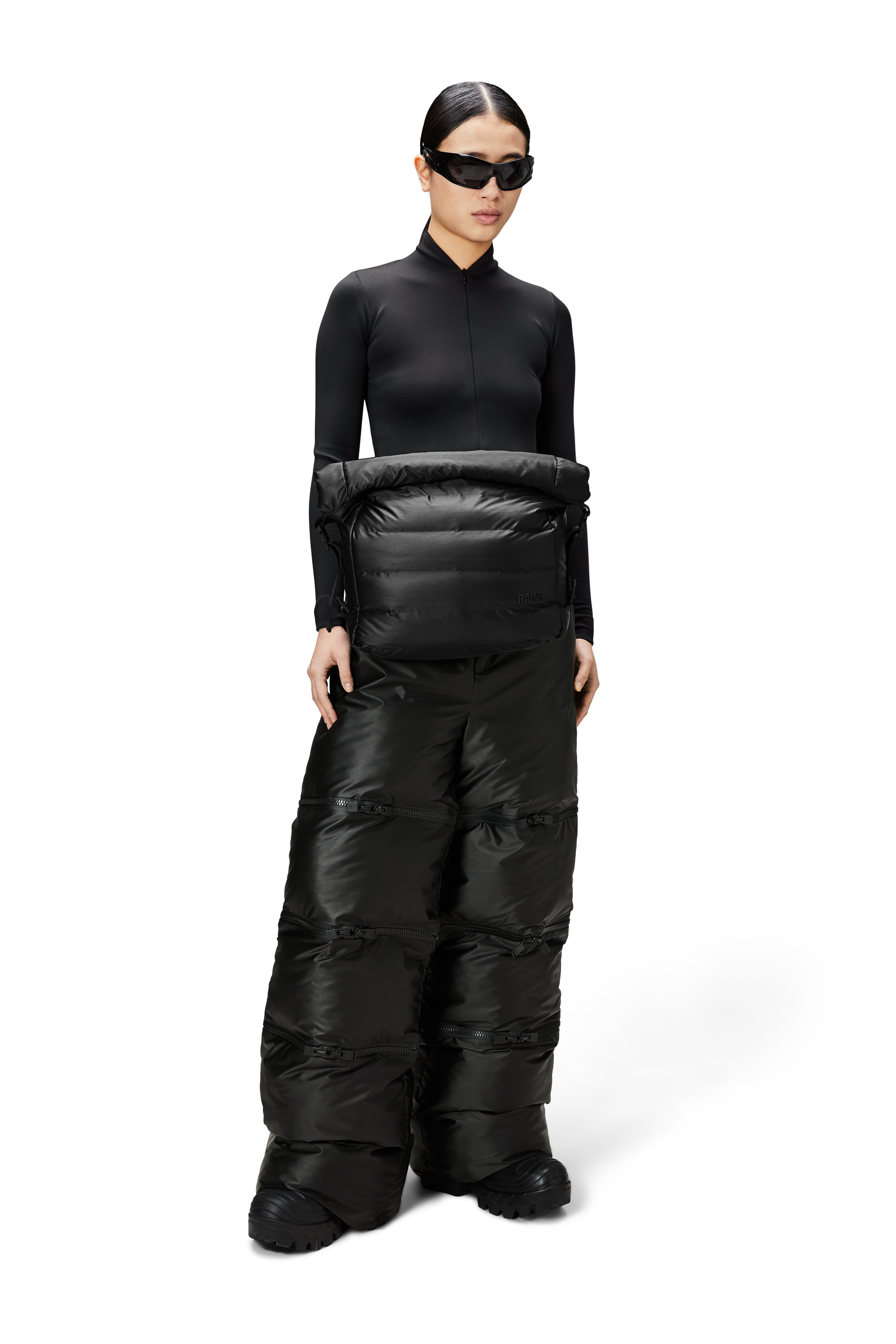 Rains Bator Puffer Bum Bag W3 - Waterproof Crossbody Fanny Pack for Men & Women - Perfect for Travel, Hiking, and Outdoor Adventures