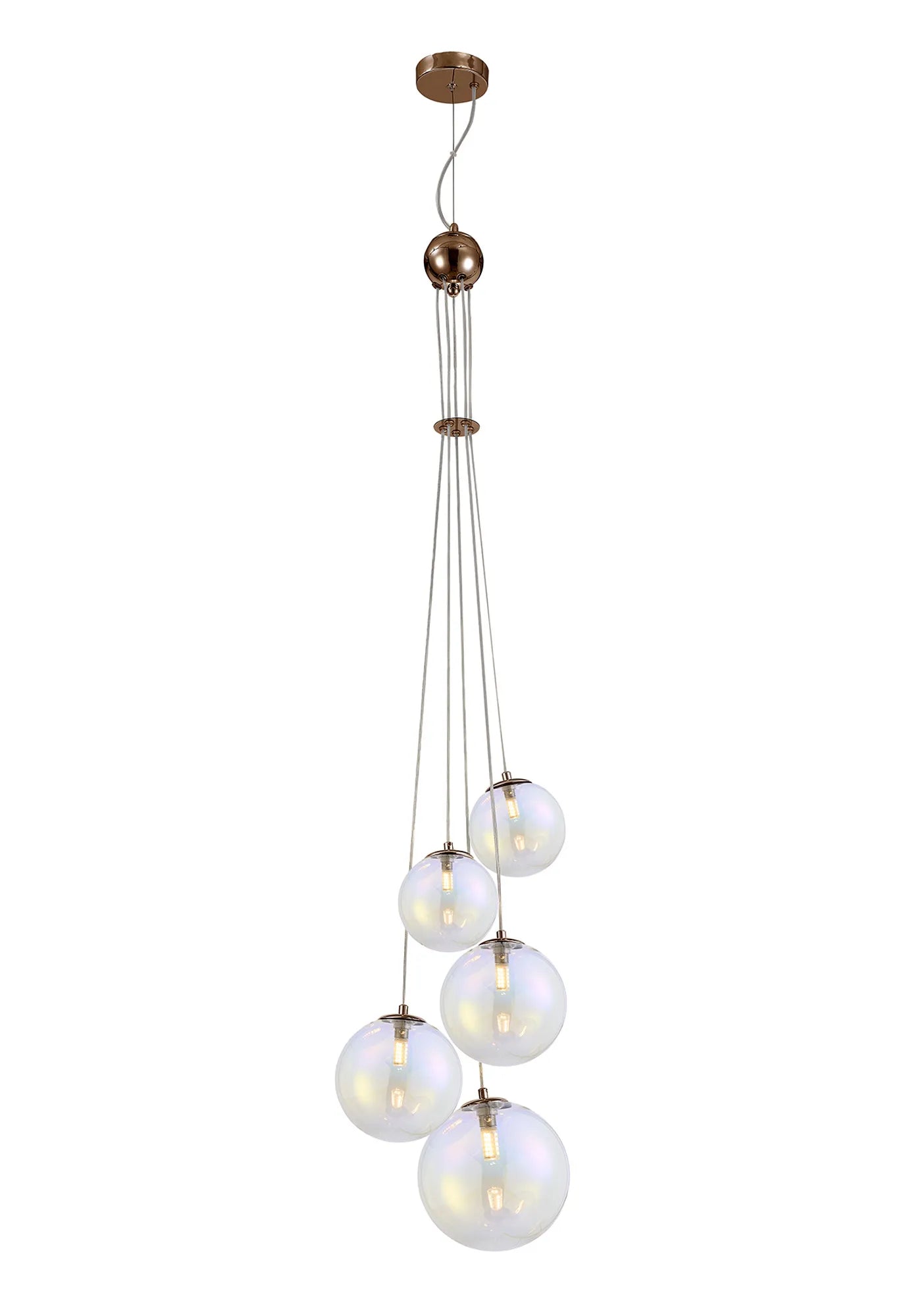 Modern Austin 5-Light Cluster Pendant with G9 Base - Elegant Ceiling Lighting for Dining Room, Kitchen Island, or Entryway