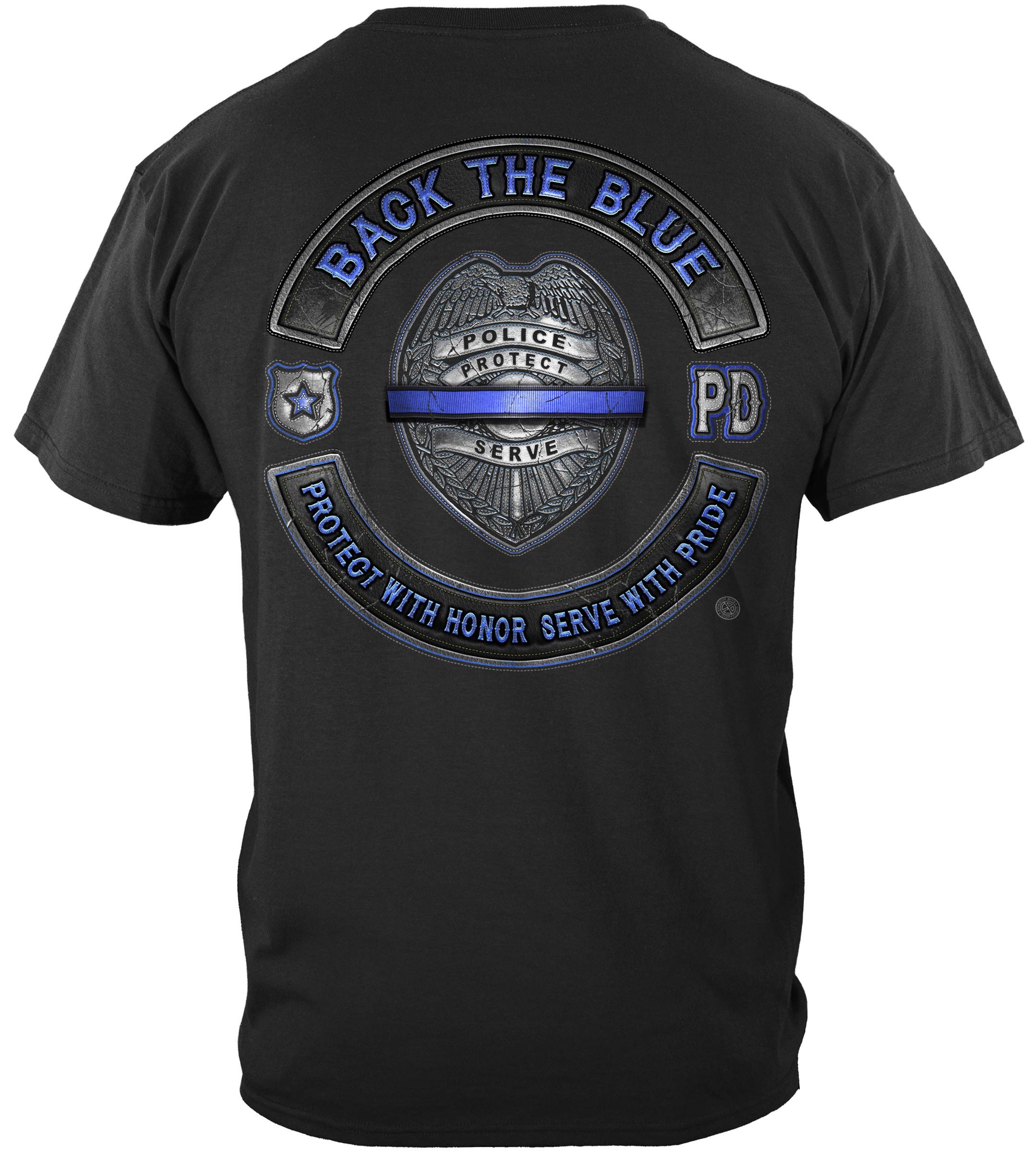 Erazor Bits Law Enforcement T-Shirts - Premium Cotton Police Themed Shirts for Officers & Supporters - Perfect for Duty, Training & Everyday Wear