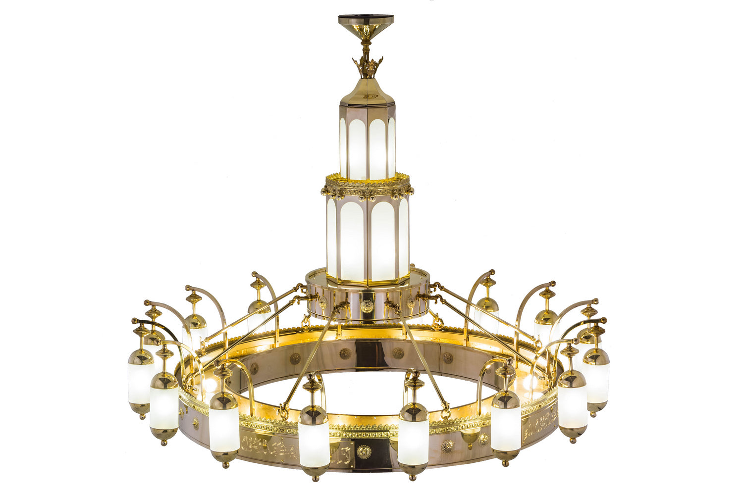 42-Light Crystal Chandelier for Dining Room - Modern Elegant Ceiling Light Fixture with LED Bulbs, Perfect for Home Decor, Wedding Venues and Restaurants